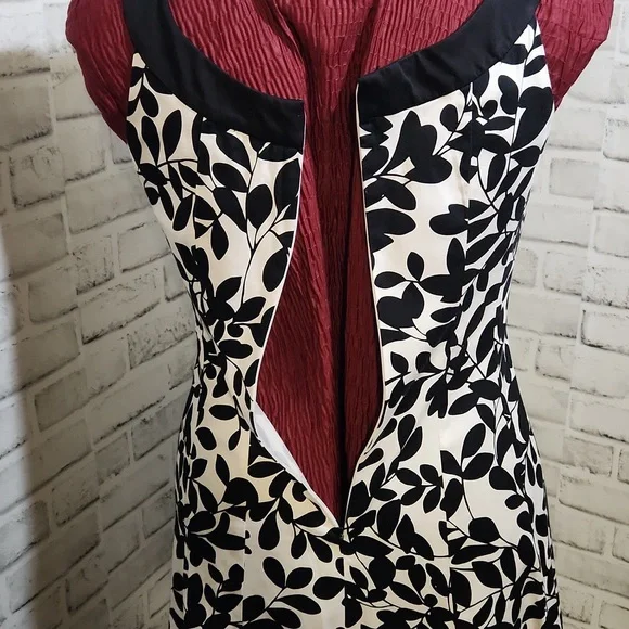 Jones Wear Dress SZ 6 Black/White Dress - Picture 7 of 11